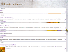 Tablet Screenshot of elsecretodeatenea.blogspot.com