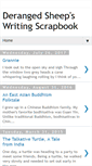 Mobile Screenshot of derangedsheepswriting.blogspot.com