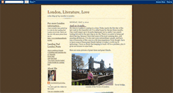 Desktop Screenshot of londonliteraturelove.blogspot.com