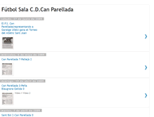 Tablet Screenshot of futbolsalacanparellada.blogspot.com