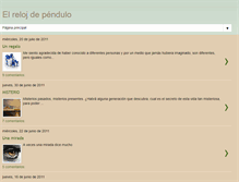 Tablet Screenshot of elrelojdependulo.blogspot.com