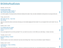 Tablet Screenshot of bigmikerealestate.blogspot.com