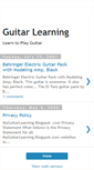 Mobile Screenshot of myguitarlearning.blogspot.com