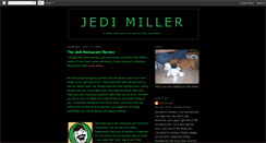 Desktop Screenshot of jedimiller.blogspot.com