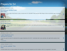 Tablet Screenshot of prayersfordj.blogspot.com