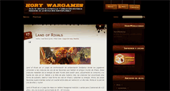 Desktop Screenshot of horywargames.blogspot.com