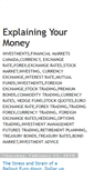 Mobile Screenshot of explainingyourmoney.blogspot.com