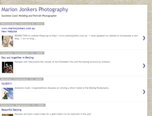 Tablet Screenshot of marionjonkers.blogspot.com