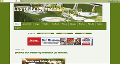 Desktop Screenshot of lesplatsroumaines.blogspot.com