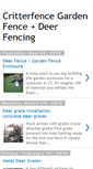 Mobile Screenshot of critterfence.blogspot.com