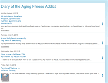 Tablet Screenshot of fitnessaddictdiary.blogspot.com