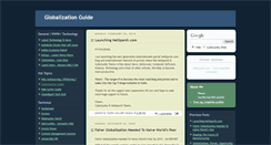 Desktop Screenshot of globalisationguide.blogspot.com