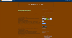 Desktop Screenshot of miblogdefilo.blogspot.com