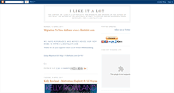 Desktop Screenshot of i-likeitalot.blogspot.com