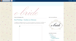 Desktop Screenshot of e-bride.blogspot.com