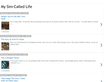 Tablet Screenshot of mysimcalledlife.blogspot.com