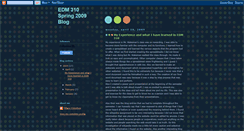 Desktop Screenshot of crenshawtedm310spring2009.blogspot.com
