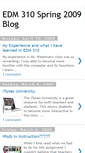 Mobile Screenshot of crenshawtedm310spring2009.blogspot.com