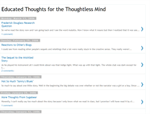 Tablet Screenshot of educatedthoughtsforthethoughtless.blogspot.com