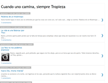 Tablet Screenshot of cuandounocamina.blogspot.com