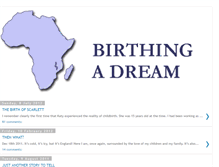 Tablet Screenshot of birthingadream.blogspot.com