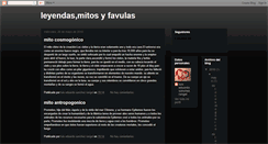 Desktop Screenshot of leyendasmitosyfavulas.blogspot.com