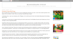 Desktop Screenshot of bloggerangpinay.blogspot.com