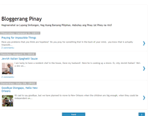 Tablet Screenshot of bloggerangpinay.blogspot.com