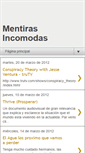 Mobile Screenshot of mentirasincomodas.blogspot.com