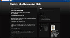 Desktop Screenshot of hyperactiveslothproductions.blogspot.com