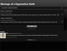 Tablet Screenshot of hyperactiveslothproductions.blogspot.com