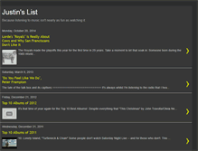 Tablet Screenshot of justinslist.blogspot.com