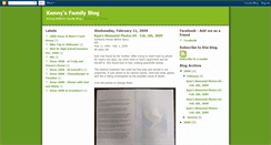 Desktop Screenshot of kennysfamily.blogspot.com