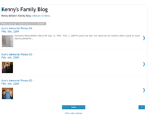 Tablet Screenshot of kennysfamily.blogspot.com