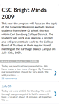 Mobile Screenshot of cscbrightminds2009.blogspot.com