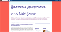 Desktop Screenshot of hilariousadventuresofanewgrad.blogspot.com