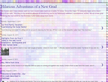 Tablet Screenshot of hilariousadventuresofanewgrad.blogspot.com