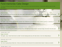 Tablet Screenshot of fondmemoriescakedesign.blogspot.com