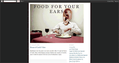 Desktop Screenshot of foodforyourears.blogspot.com
