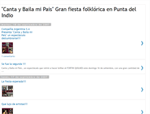 Tablet Screenshot of cantaybailamipais.blogspot.com