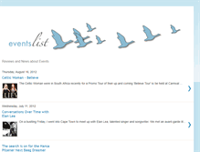 Tablet Screenshot of eventslistsa.blogspot.com