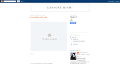 Desktop Screenshot of karaokemiamia1.blogspot.com