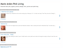 Tablet Screenshot of marieardenpinkliving.blogspot.com