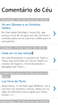 Mobile Screenshot of comentariodoceu.blogspot.com