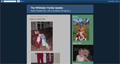 Desktop Screenshot of landmwhittakerandfam.blogspot.com