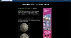 Desktop Screenshot of amerikanischesilbermuenzen.blogspot.com