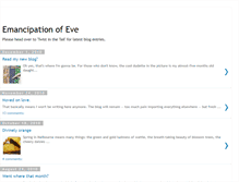 Tablet Screenshot of eveemancipation.blogspot.com