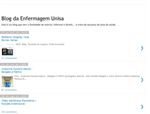 Tablet Screenshot of enfermagemunisa.blogspot.com
