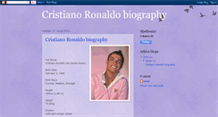 Desktop Screenshot of biographycristiano.blogspot.com