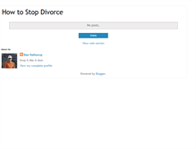 Tablet Screenshot of how-to-stop-divorce.blogspot.com